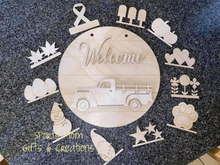 Load image into Gallery viewer, DIY Kit - Interchangeable Welcome Sign Truck