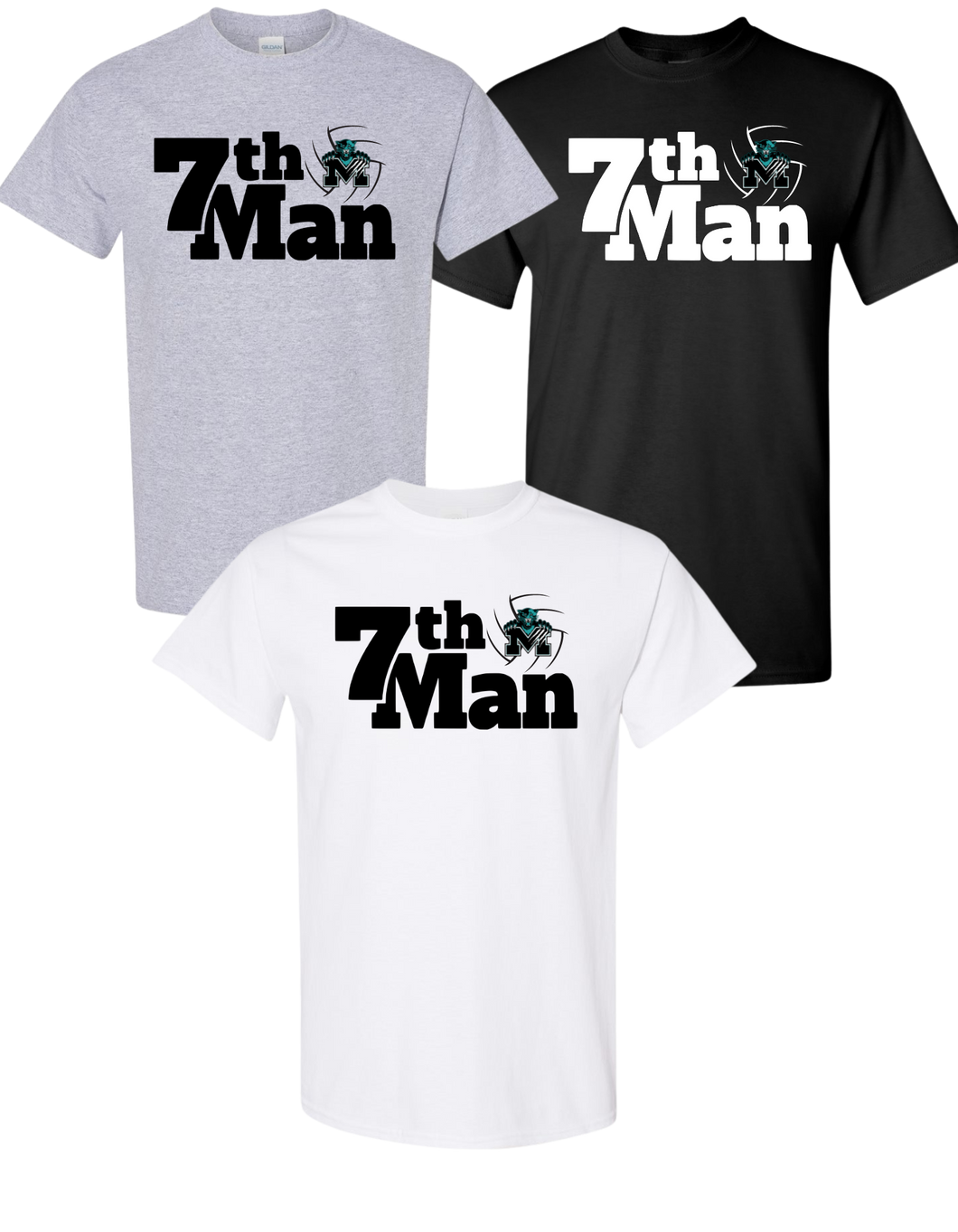 7TH MAN (click for other apparel styles & more design options)