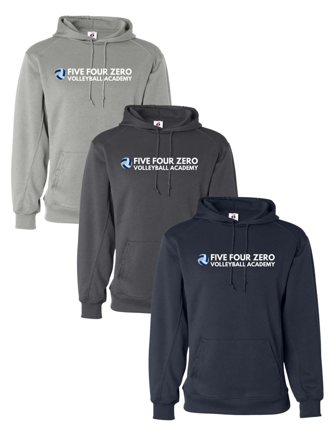D4 Badger 1454 Unisex Performance Fleece Hooded Sweatshirt
