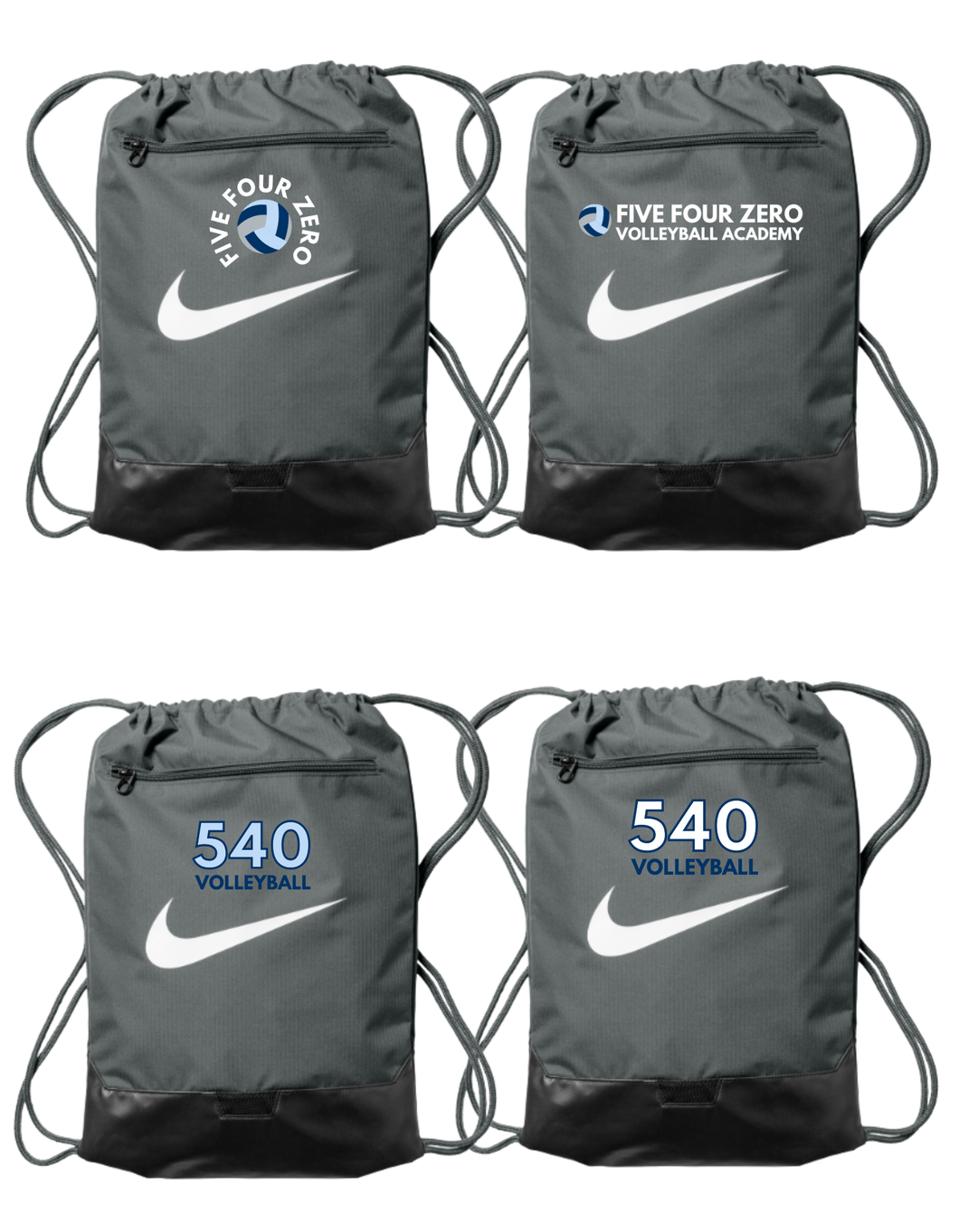 Nike Brasilia Drawstring Pack-Flint Gray