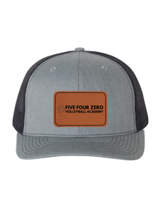 Richardson Heather/Navy Lasered Patch Hat