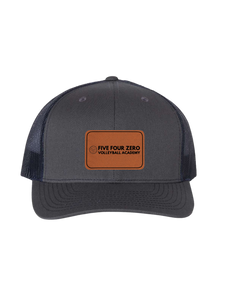 Richardson Charcoal/Navy Lasered Patch Hat
