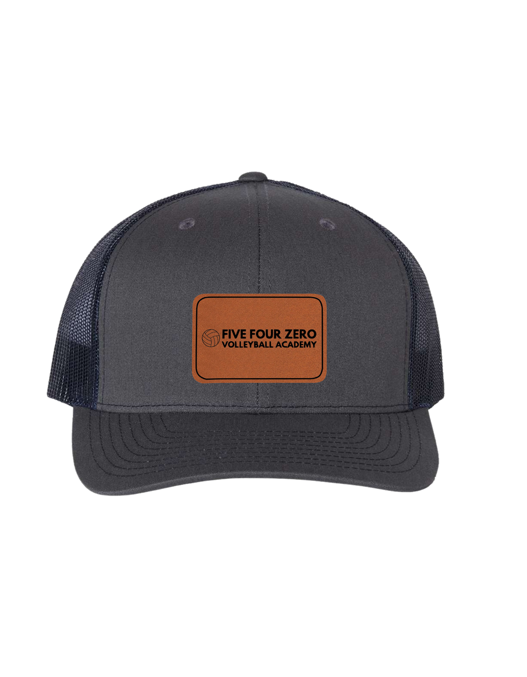Richardson Charcoal/Navy Lasered Patch Hat