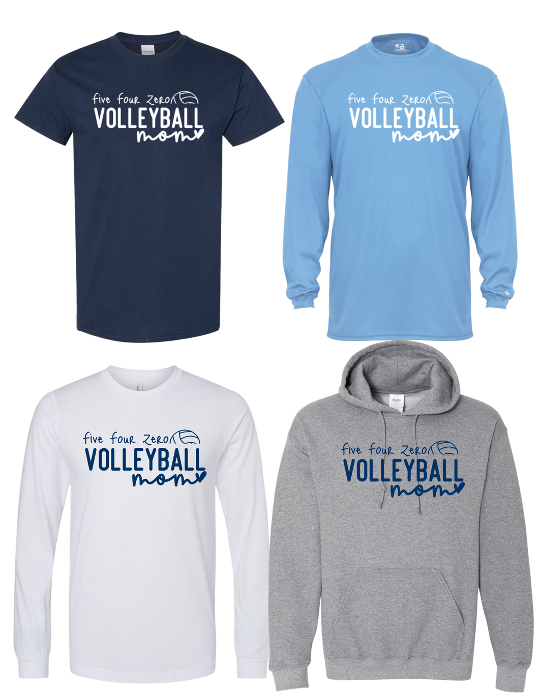 Five Four Zero Volleyball Mom (click for more apparel choices)