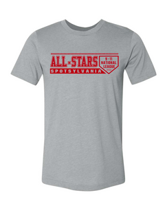 Bella Canvas-Athletic Heather-D1 Red