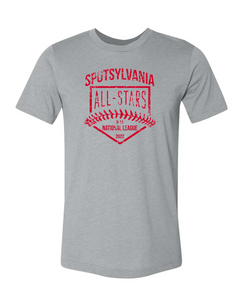 Bella Canvas-Athletic Heather-D2 Red