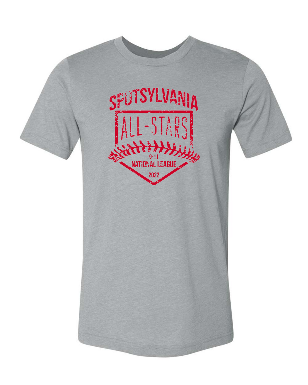 Bella Canvas-Athletic Heather-D2 Red