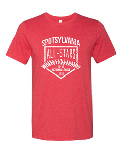 Bella Canvas-Heather Red-D2 White