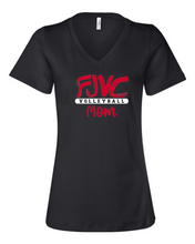 Load image into Gallery viewer, FJVC Bella Canvas Ladies V-Neck Tee (click for more colors)
