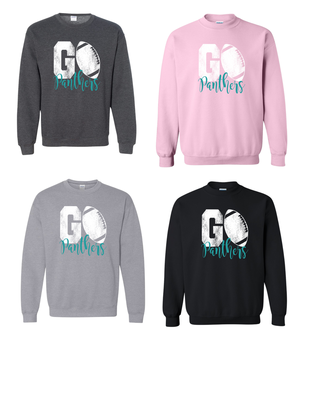 Go Panthers - Gildan Crew 18000