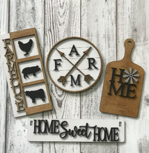 Load image into Gallery viewer, Farm House Interchangeable Wagon/Crate Shelf Sitter
