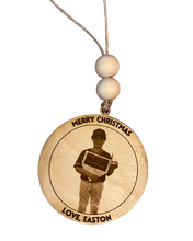 Load image into Gallery viewer, Laser Engraved Wood Photo Ornaments
