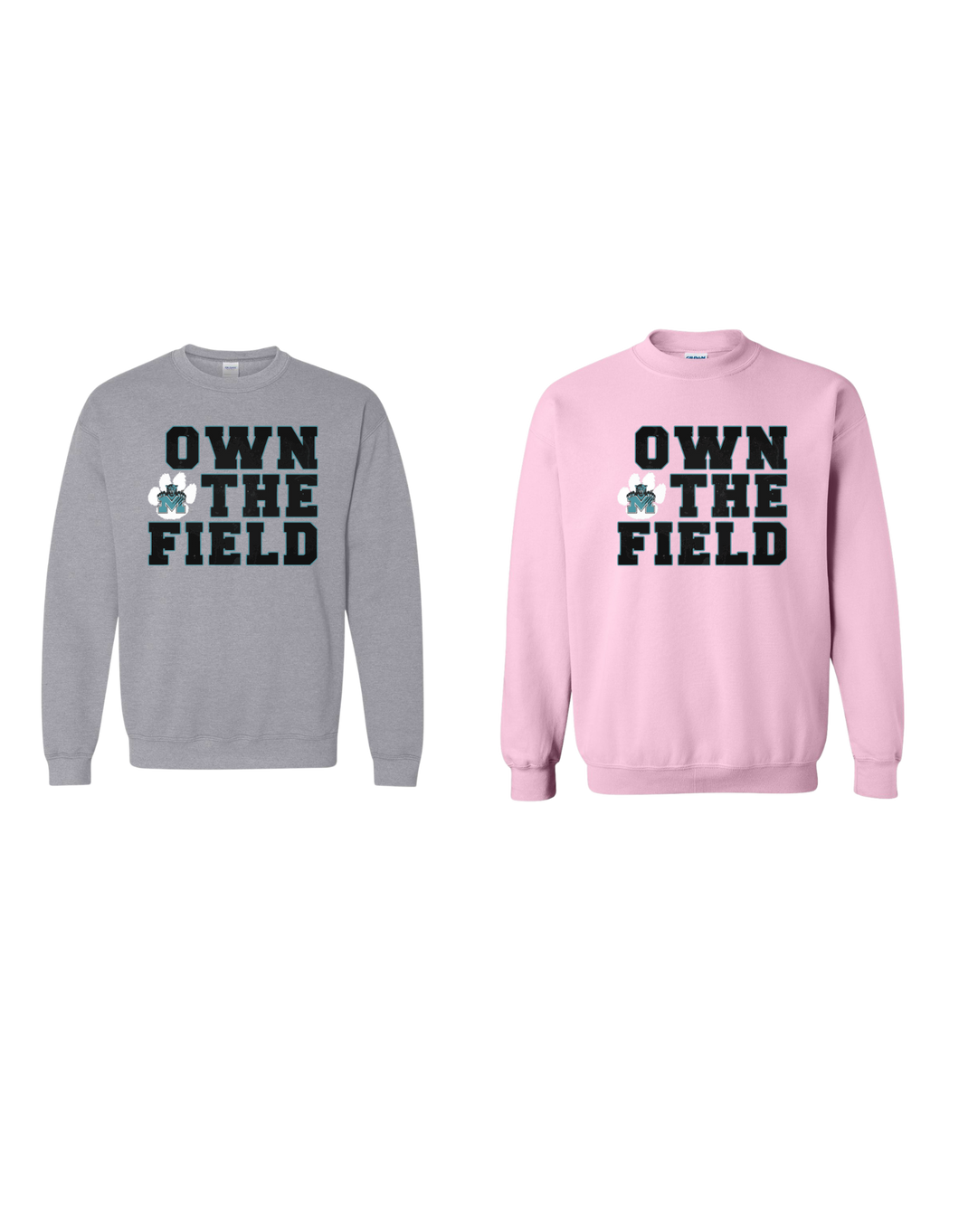 Own The Field - Gildan Crew 18000