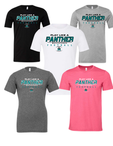 Play Like A Panther w/ Mascot - Bella Canvas Unisex Tee
