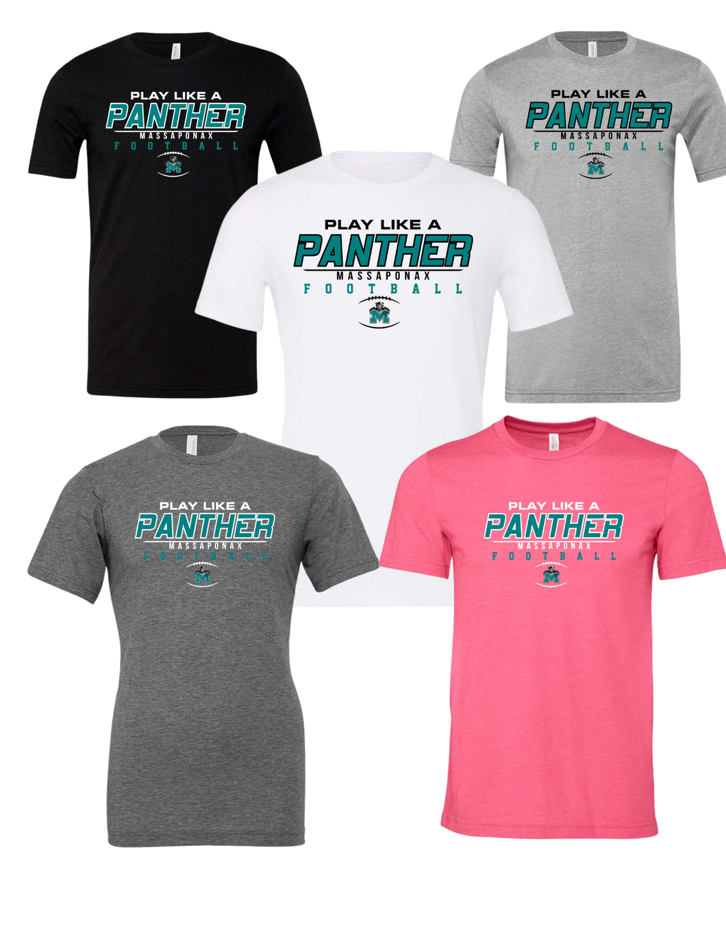 Play Like A Panther w/ Mascot - Bella Canvas Unisex Tee
