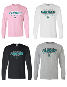 Play Like A Panther w/ Mascot - Gildan Long Sleeve 2400