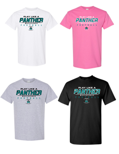 Play Like A Panther w/ Mascot- Gildan 5000 Unisex T-Shirt