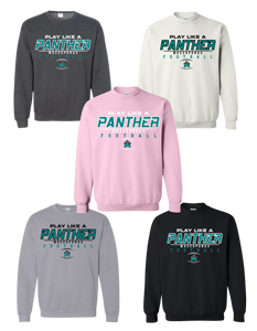 Play Like A Panther w/ Mascot - Gildan Crew 18000