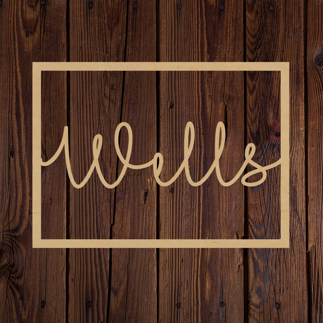 Name/Word Wood Cut Out Decor