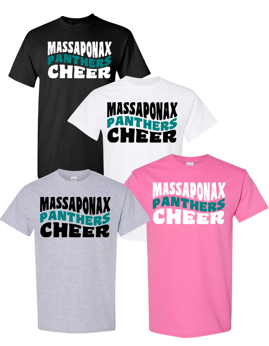 Cheer Wavy Design (click for other apparel styles & colors)
