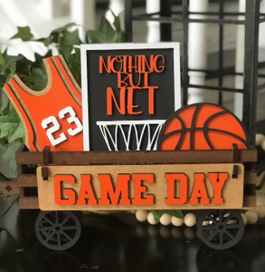 Basketball Interchangeable Wagon/Crate Shelf Sitter