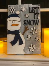 Load image into Gallery viewer, DIY KIT (no supplies) Let It Snow, Snowman Door Hanger
