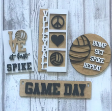 Load image into Gallery viewer, Volleyball Interchangeable Wagon/Crate Shelf Sitter
